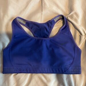 Purple Nike sports bra